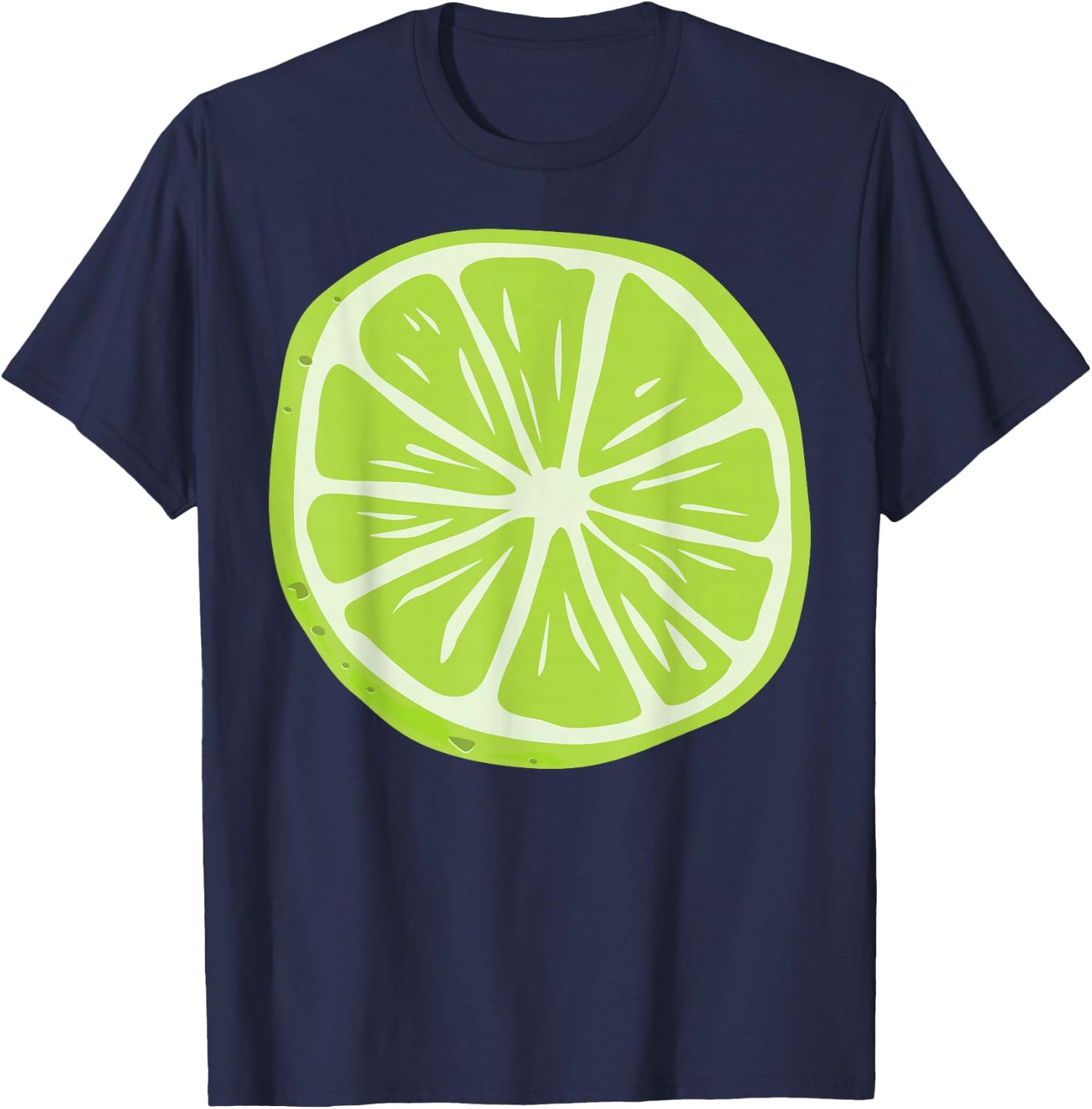 Lime Halloween Costume Fruit Salad Men Women Couples T-Shirt - T-Shirt | Navy
