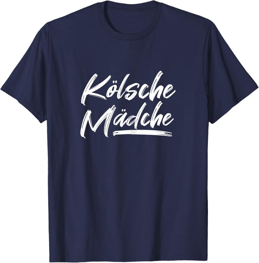 Kölsche Girls' Carnival Cologne , red T-Shirt - T-Shirt | Navy