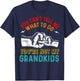 You Can't Tell Me What To Do You're Not My Grandkids Grandpa T-Shirt - T-Shirt | Navy