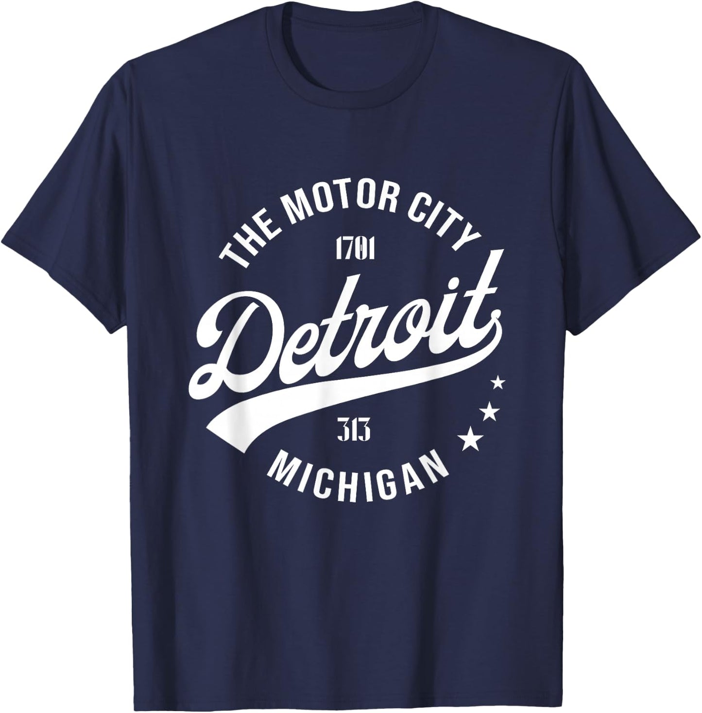 Detroit Classic T-Shirt - T-Shirt | Navy