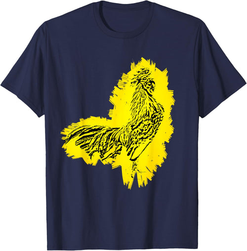 Rooster Chicken Motif Farmer colorful Farm Animals Chickens