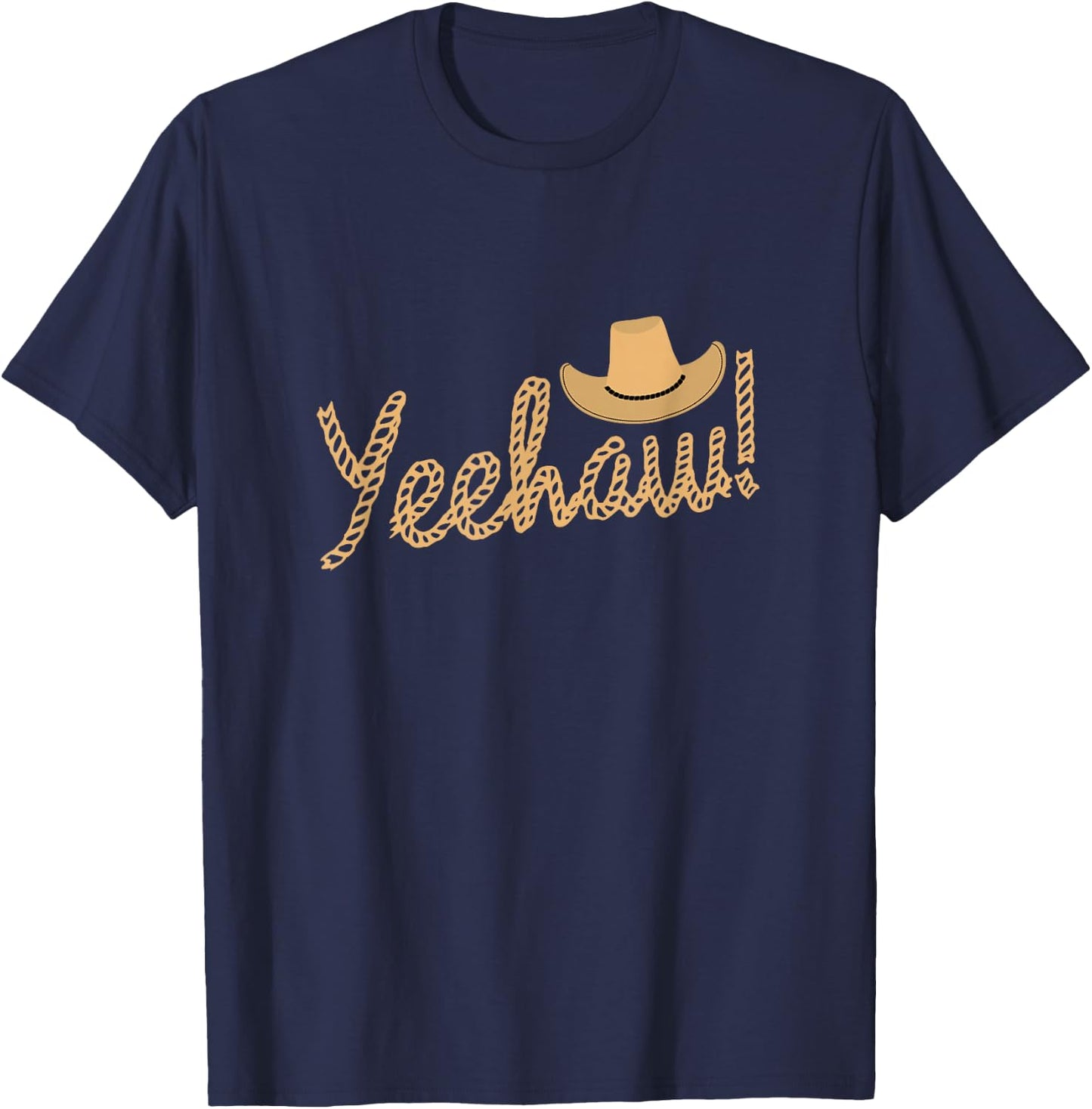 Yeehaw Cowboy T-Shirt - T-Shirt | Navy