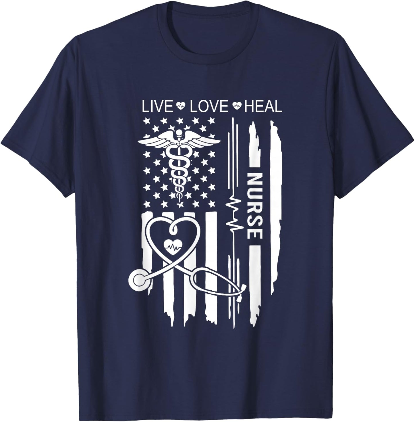 IZI POD Nurse Week Gift Nurse, Nurse Gift Appreciation Nurse , Small, Black T-Shirt - T-Shirt | Navy