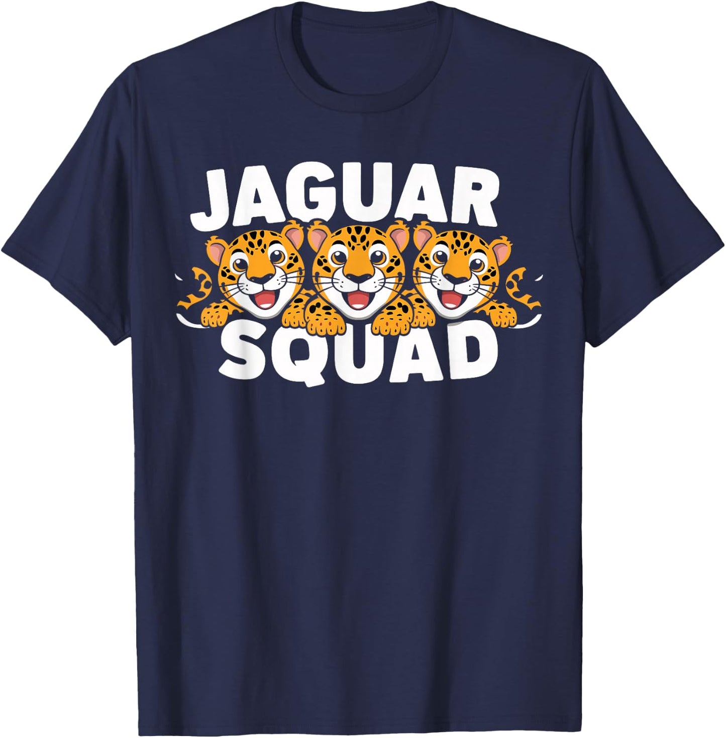 Jaguar Squad Design for Jaguar Lover Stuff | Cool Jaguar T-Shirt - T-Shirt | Navy