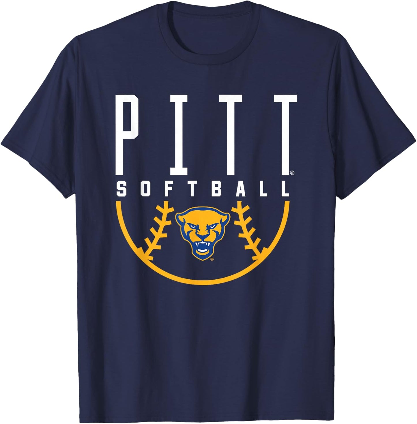 University of Pittsburgh Panthers Softball T-Shirt - T-Shirt | Navy