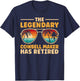 Retired Cowbell Maker Retirement T-Shirt - T-Shirt | Navy