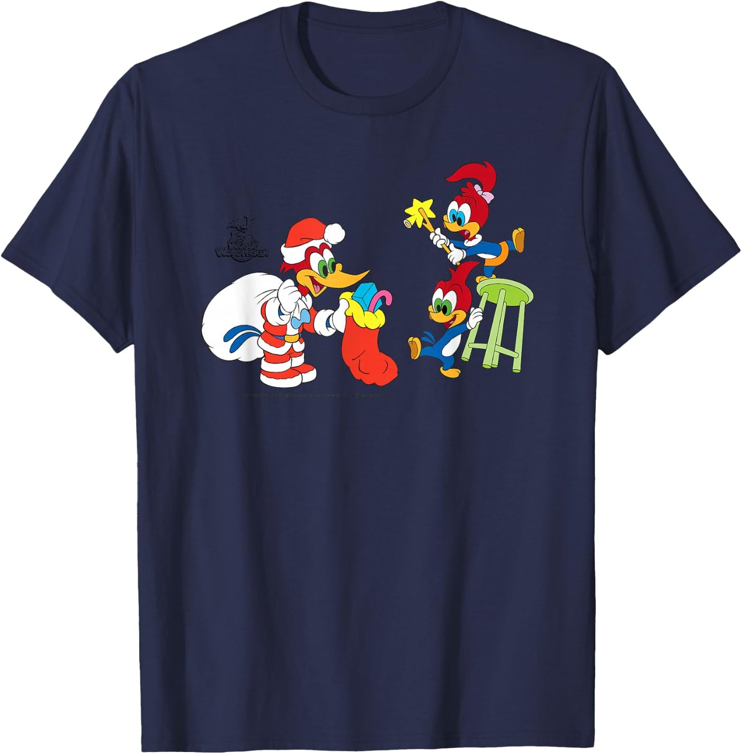 Woody Woodpecker Holiday T-Shirt - T-Shirt | Navy