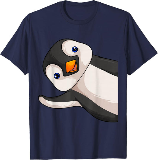 Penguin Penguin Girls Boys Kids Women's T-Shirt - T-Shirt | Navy