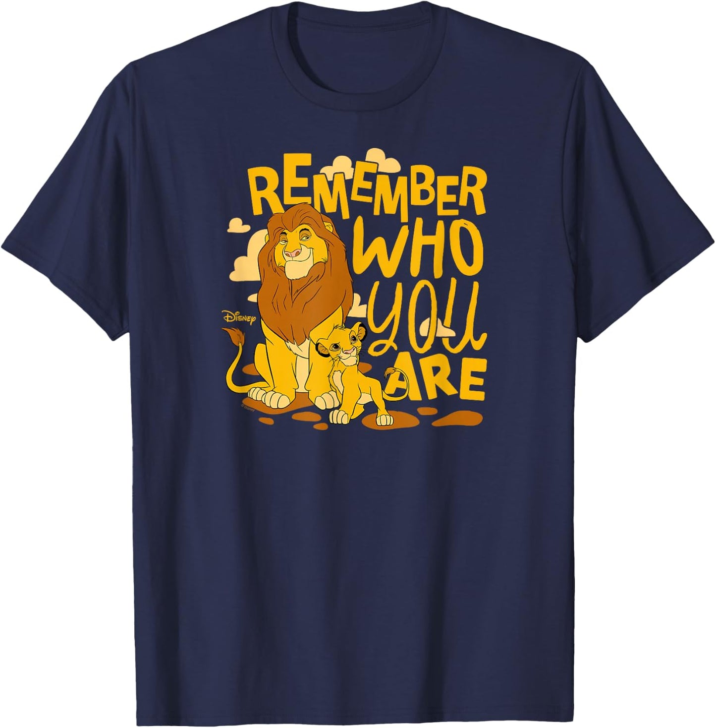 The Lion King - Mufasa and Simba Remember Who You Are T-Shirt - T-Shirt | Navy