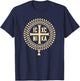 ICXC NIKA Greek Eastern Orthodox Christian Cross T-Shirt - T-Shirt | Navy