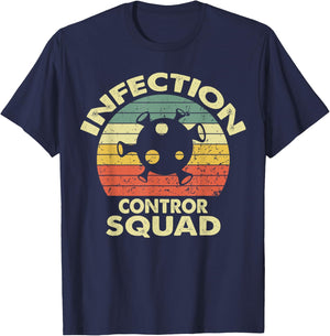 Infection Control Squad T-Shirt - T-Shirt | Navy