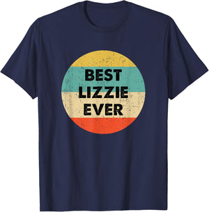 Lizzie Name T-Shirt - T-Shirt | Navy