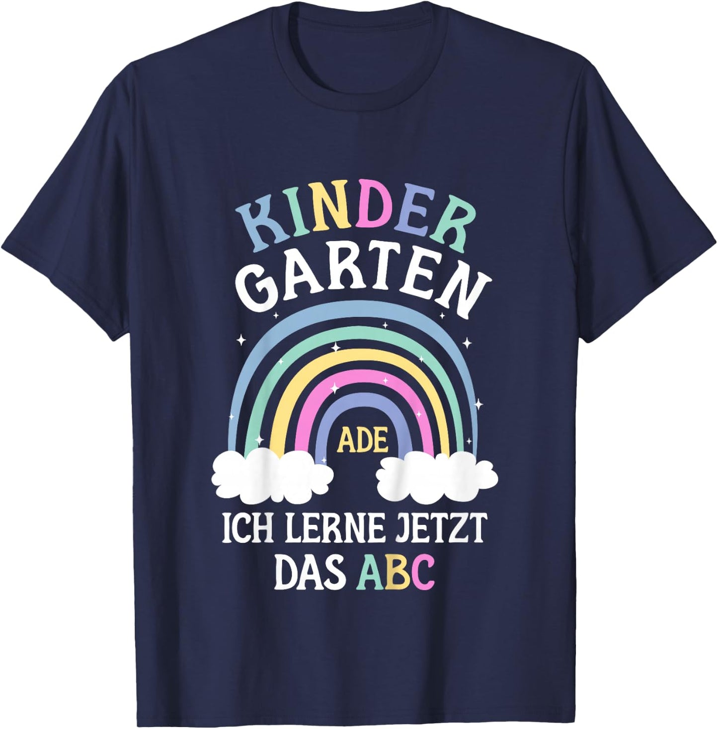 Kindergarten Ade Kita Abgänger 2026 Kindergarten Abschluss T-Shirt - T-Shirt | Navy