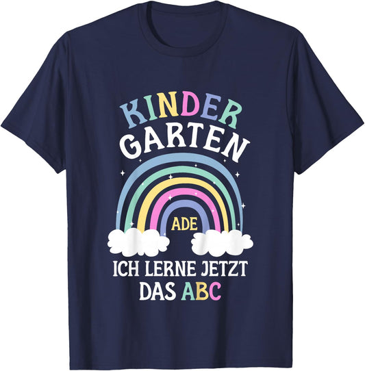 Kindergarten Ade Kita Abgänger 2026 Kindergarten Abschluss T-Shirt - T-Shirt | Navy