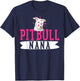 Pitbull Nana Pit Bull Terrier Dog Pibble Owner Mother's Day T-Shirt - T-Shirt | Navy
