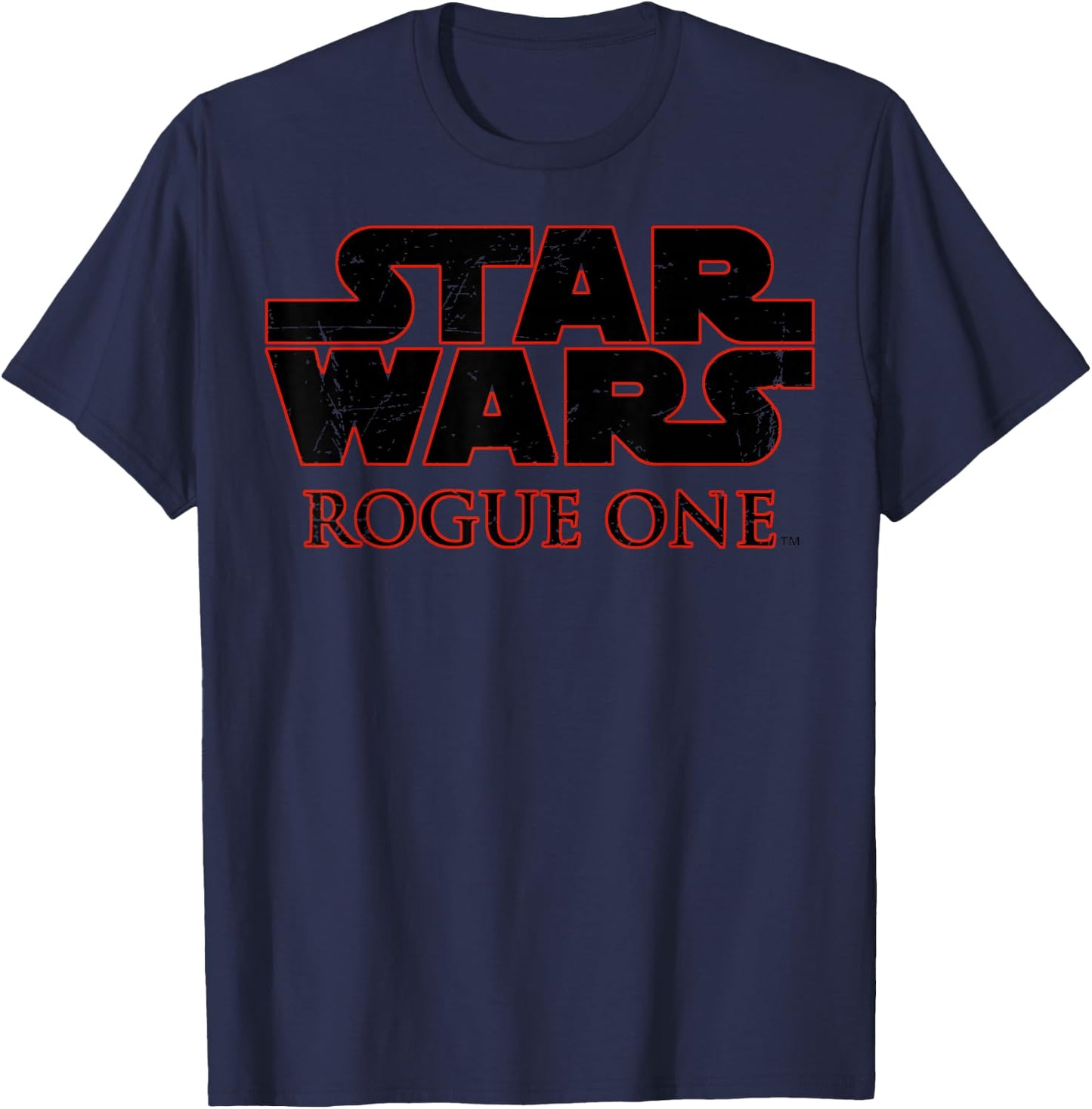 Star Wars Rogue One Basic Logo T-Shirt - T-Shirt | Navy