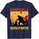 Grandmazilla Grandma Of Monsters Women Halloween Christmas T-Shirt - T-Shirt | Navy