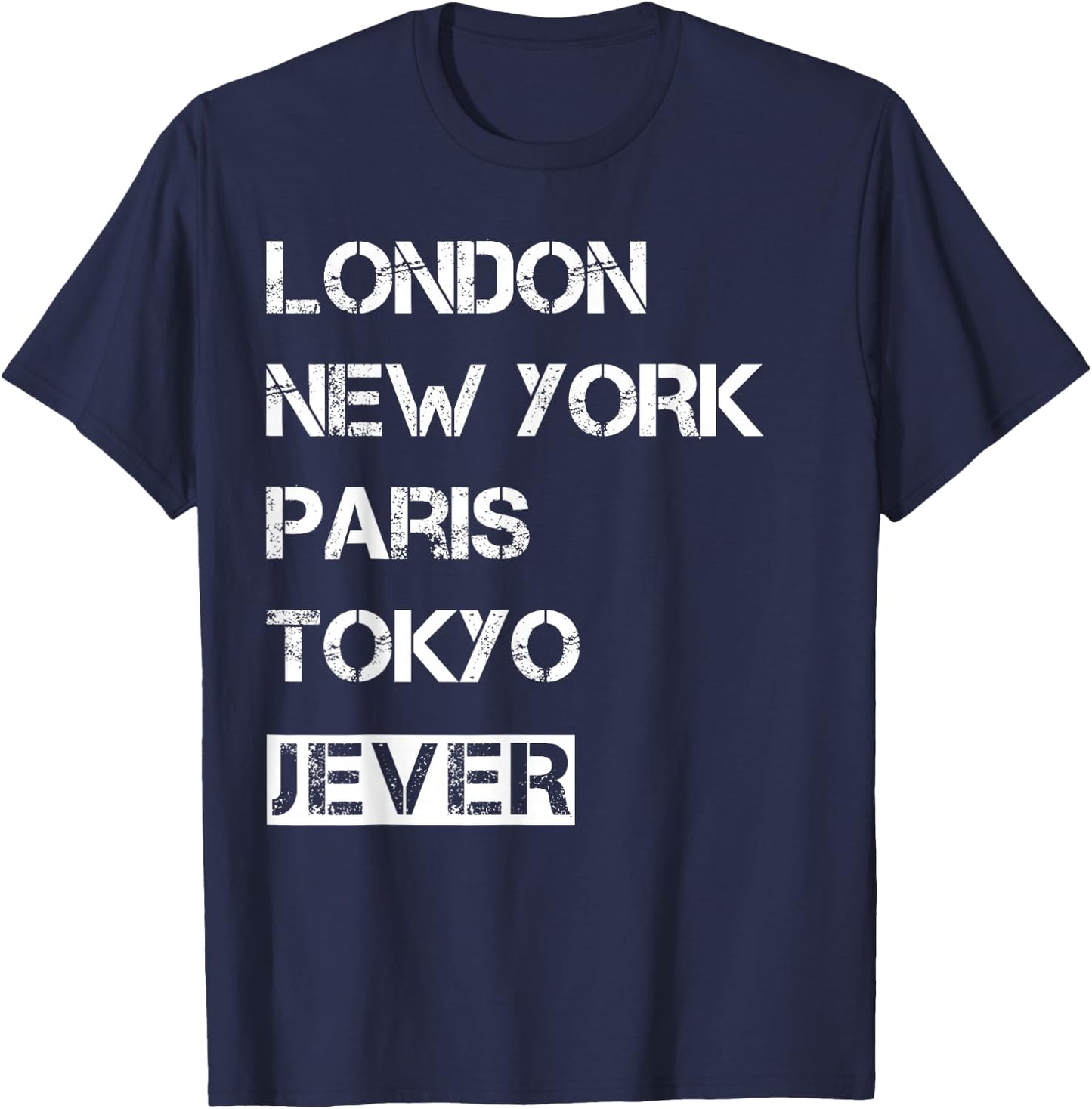 Meine Heimat Jever! Geburtsort & Heimatliebe Jever T-Shirt - T-Shirt | Navy