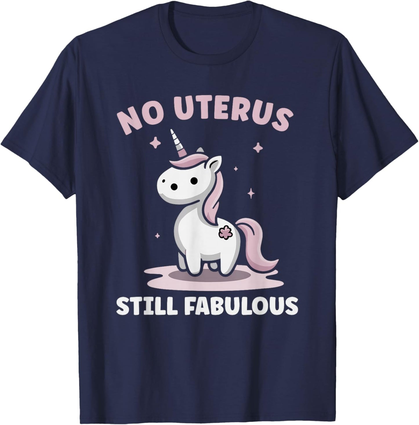 Uterus Removal Recovery Hysterectomy Surgery Survivor T-Shirt - T-Shirt | Navy