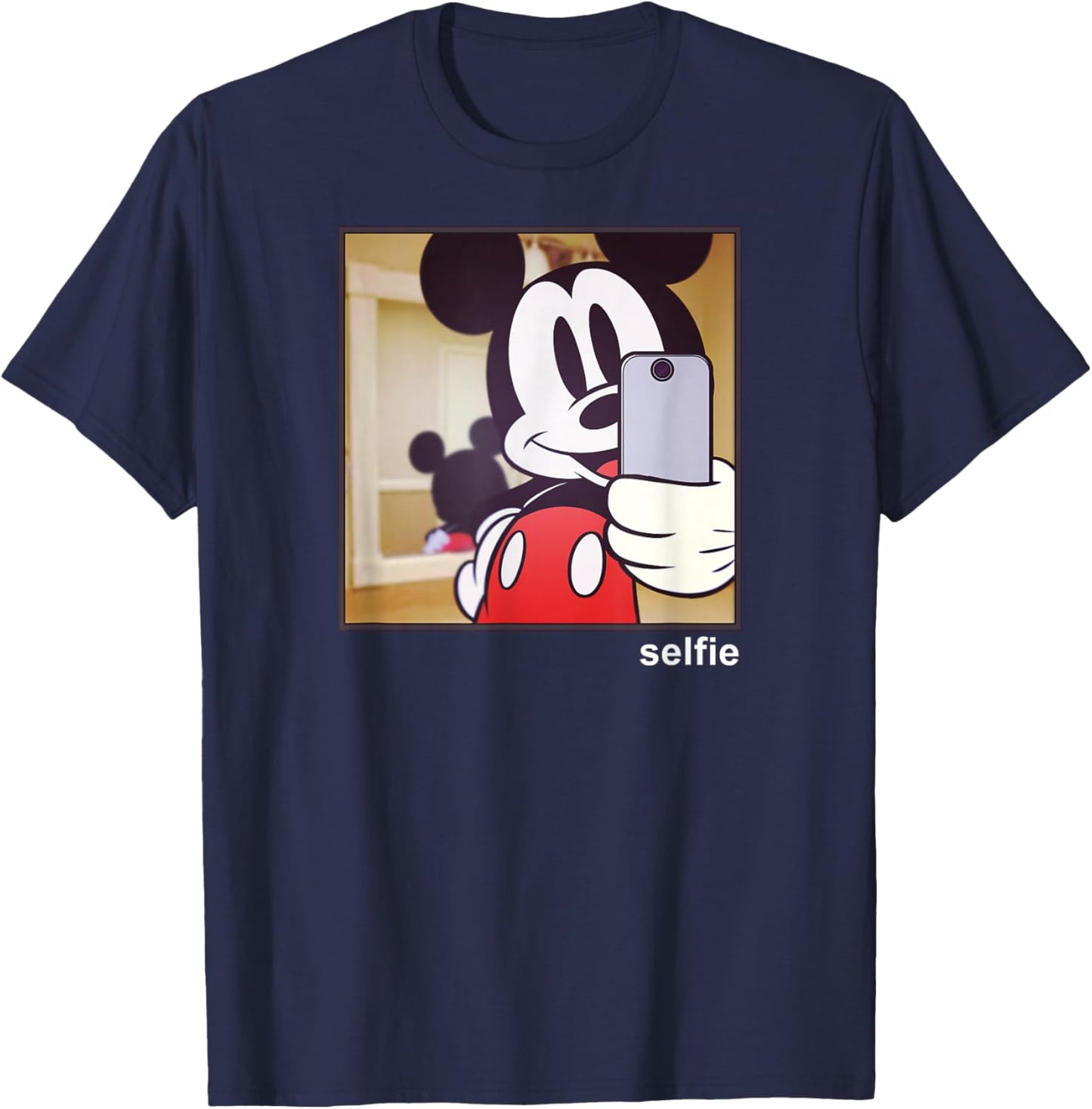 Disney - Mickey Mouse Selfie T-Shirt - T-Shirt | Navy