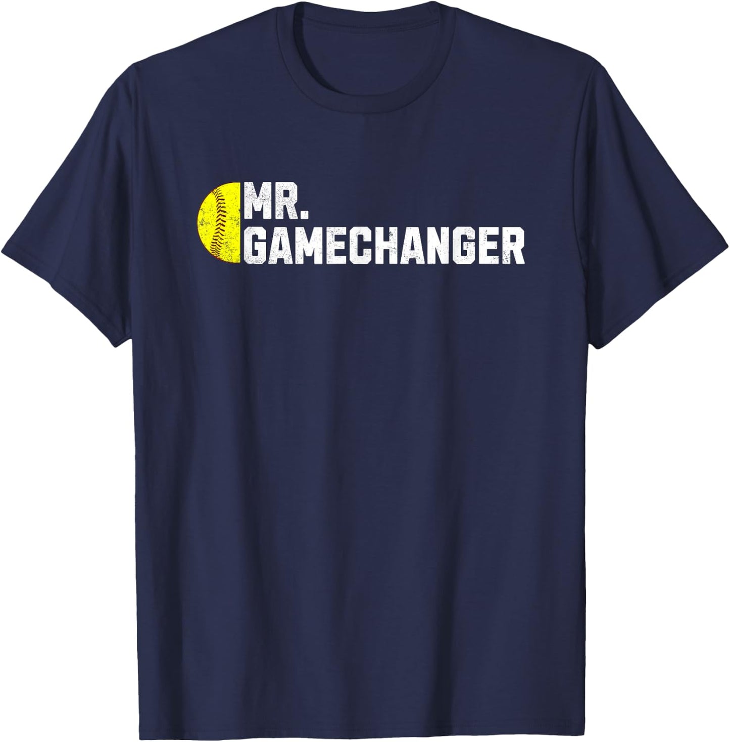 Mr. Gamechanger Softball Scorekeeper Love T-Shirt - T-Shirt | Navy