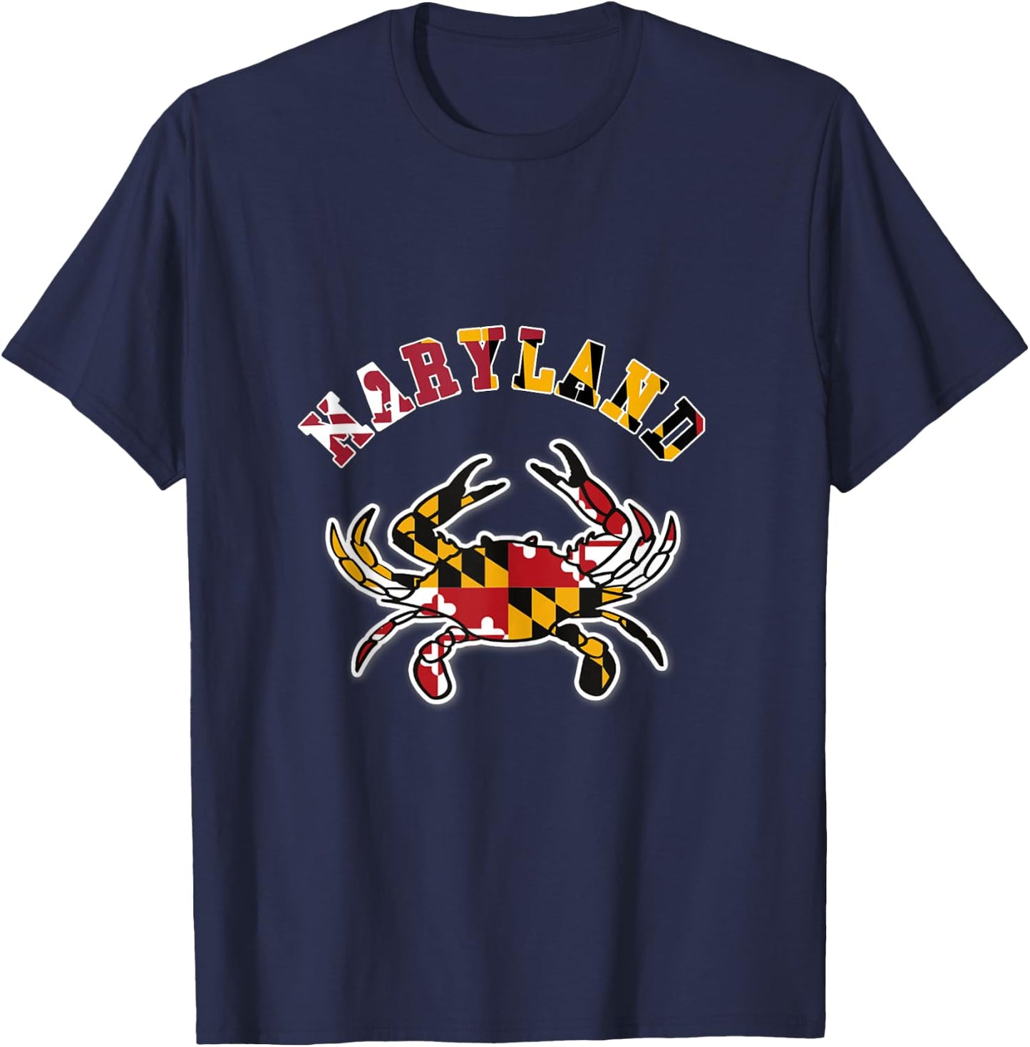 vintage maryland, Maryland State Flag Classy Blue Crab T-Shirt - T-Shirt | Navy