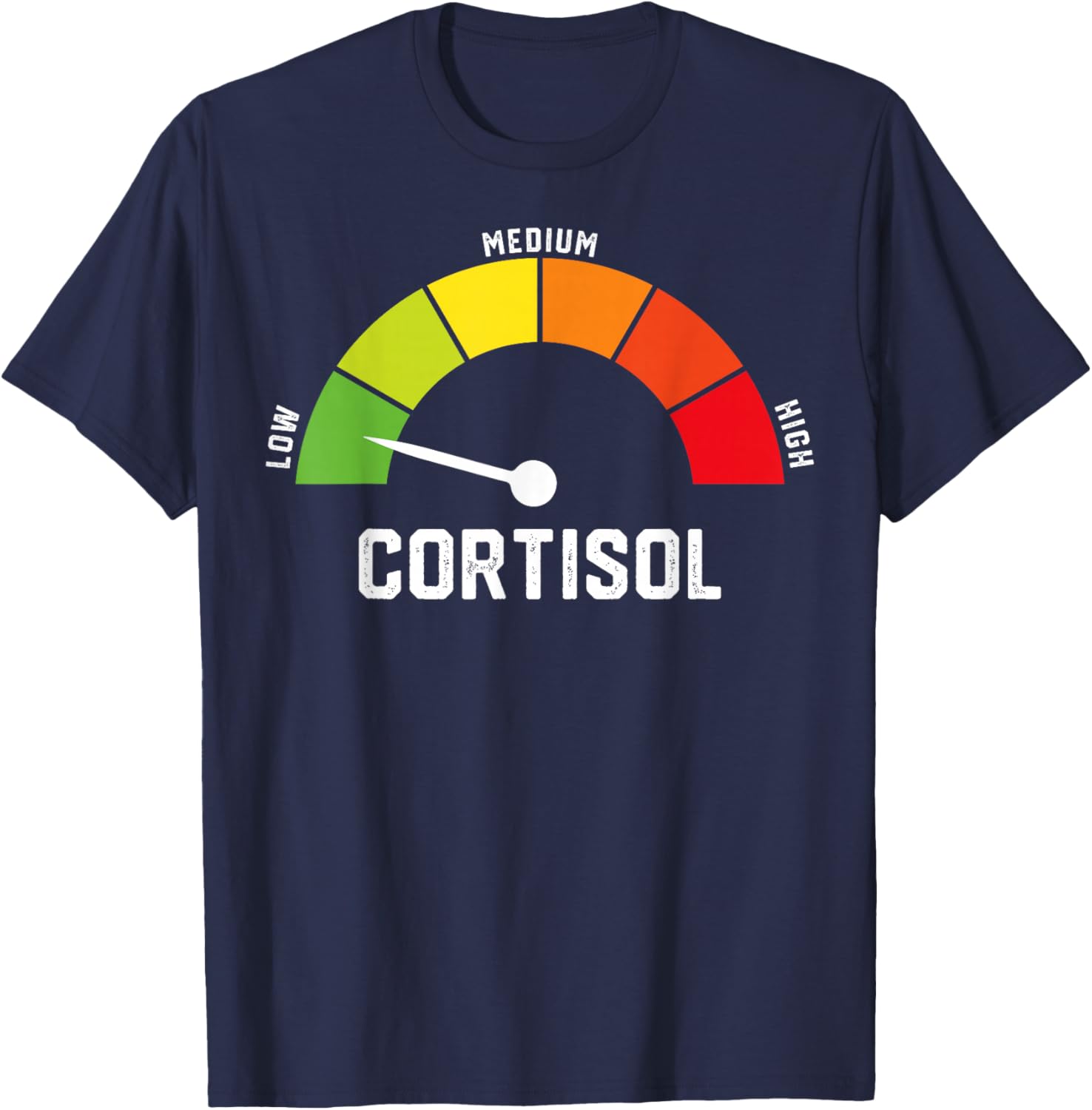 Faibles Niveaux de cortisol Meme T-Shirt - T-Shirt | Navy