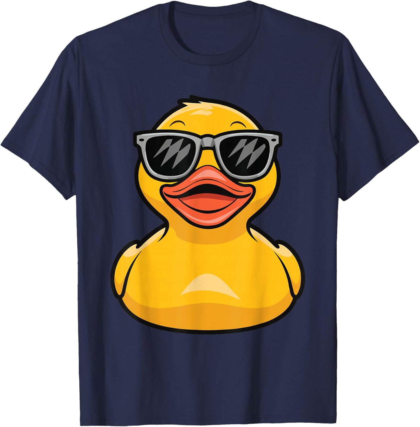 Rubber Duck With Sunglasses T-Shirt - T-Shirt | Navy