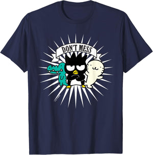 Badtz - Maru and Friends "Don't Mess" Shirt T-Shirt - T-Shirt | Navy