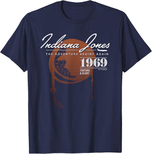 Lucasfilm Indiana Jones and the Dial of Destiny 1969 Again T-Shirt - T-Shirt | Navy