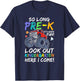 So Long Pre-K Kindergarten Here I Come pre-k graduation T-Shirt - T-Shirt | Navy