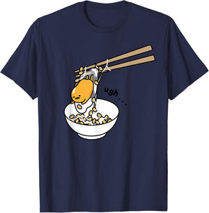 Gudetama Chopsticks Shirt T-Shirt - T-Shirt | Navy