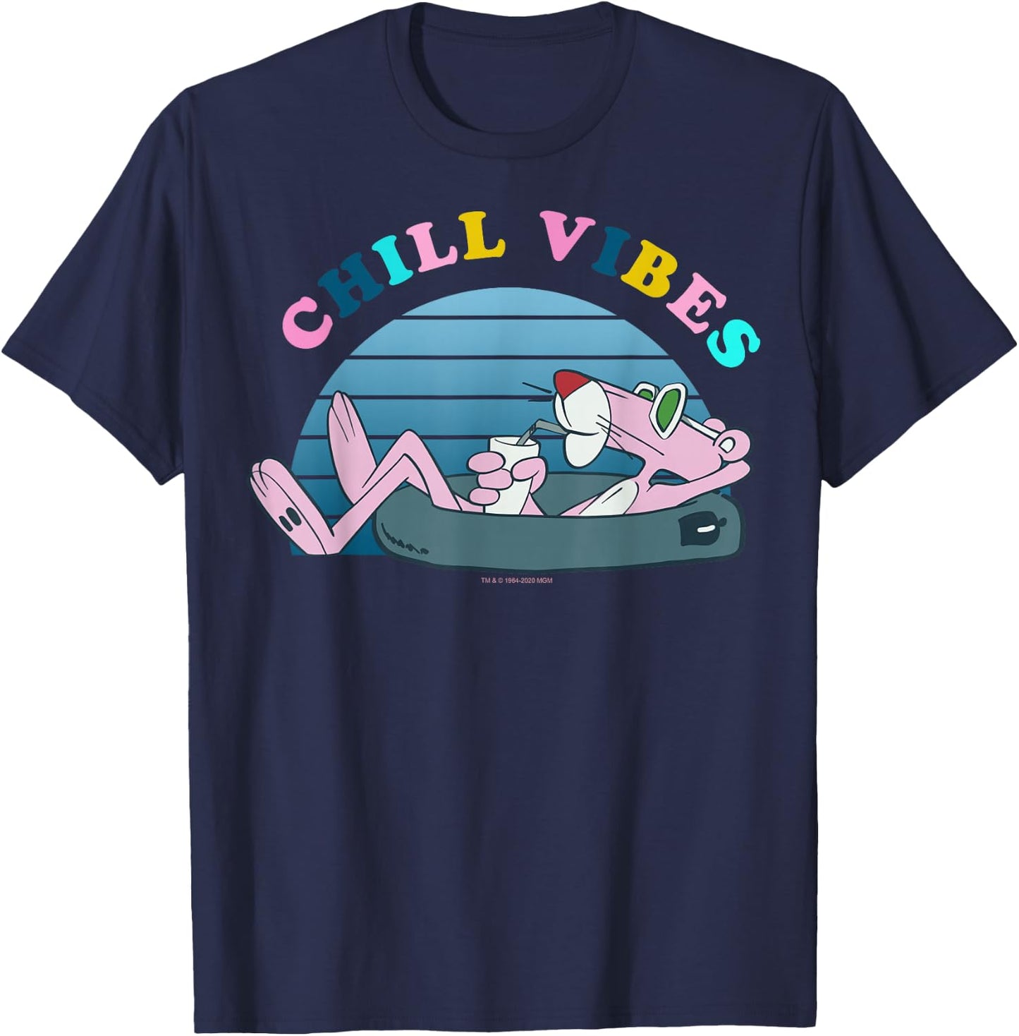 The Pink Panther Chill Vibes T-Shirt - T-Shirt | Navy