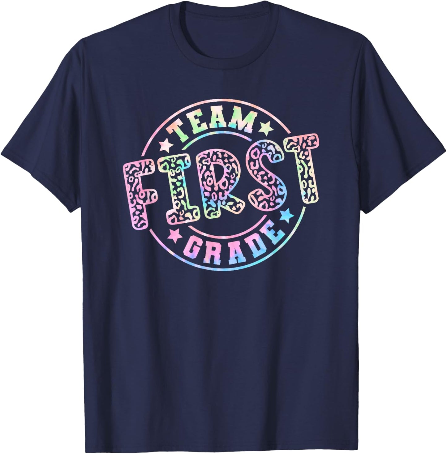 Team First Grade Teacher Student Back to School 1st Grade T-Shirt - T-Shirt | Navy
