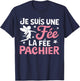 Je Suis Une Fee La Fee Pachier Woman Man Je suis une fée , Black, S T-Shirt - T-Shirt | Navy