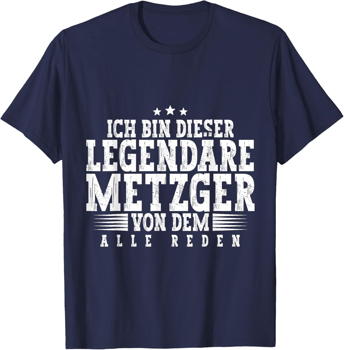 Fleischer Metzger T-Shirt - T-Shirt | Navy