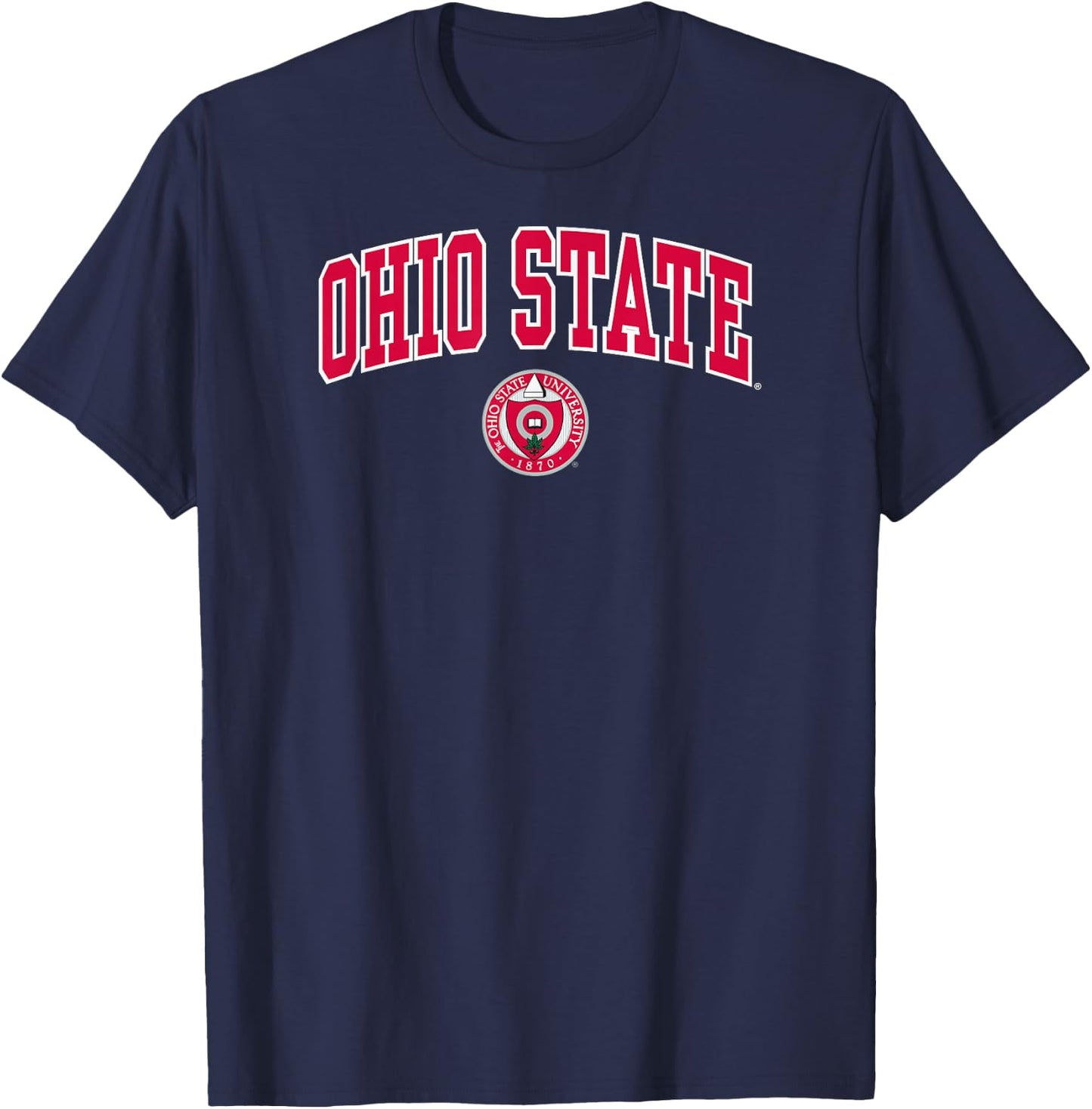 Ohio State Buckeyes Heritage Collection Arch Dark Heather T-Shirt - T-Shirt | Navy