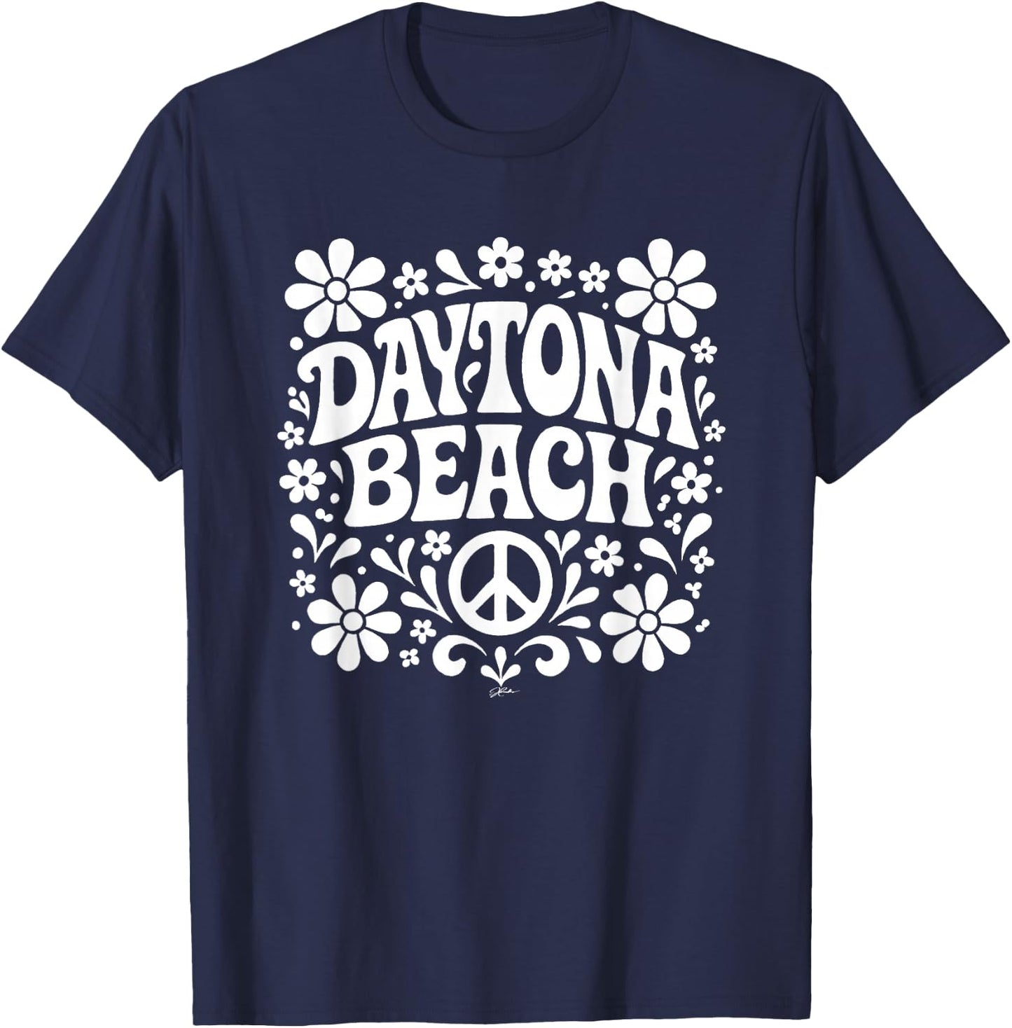 Daytona Beach, Florida T-Shirt - T-Shirt | Navy