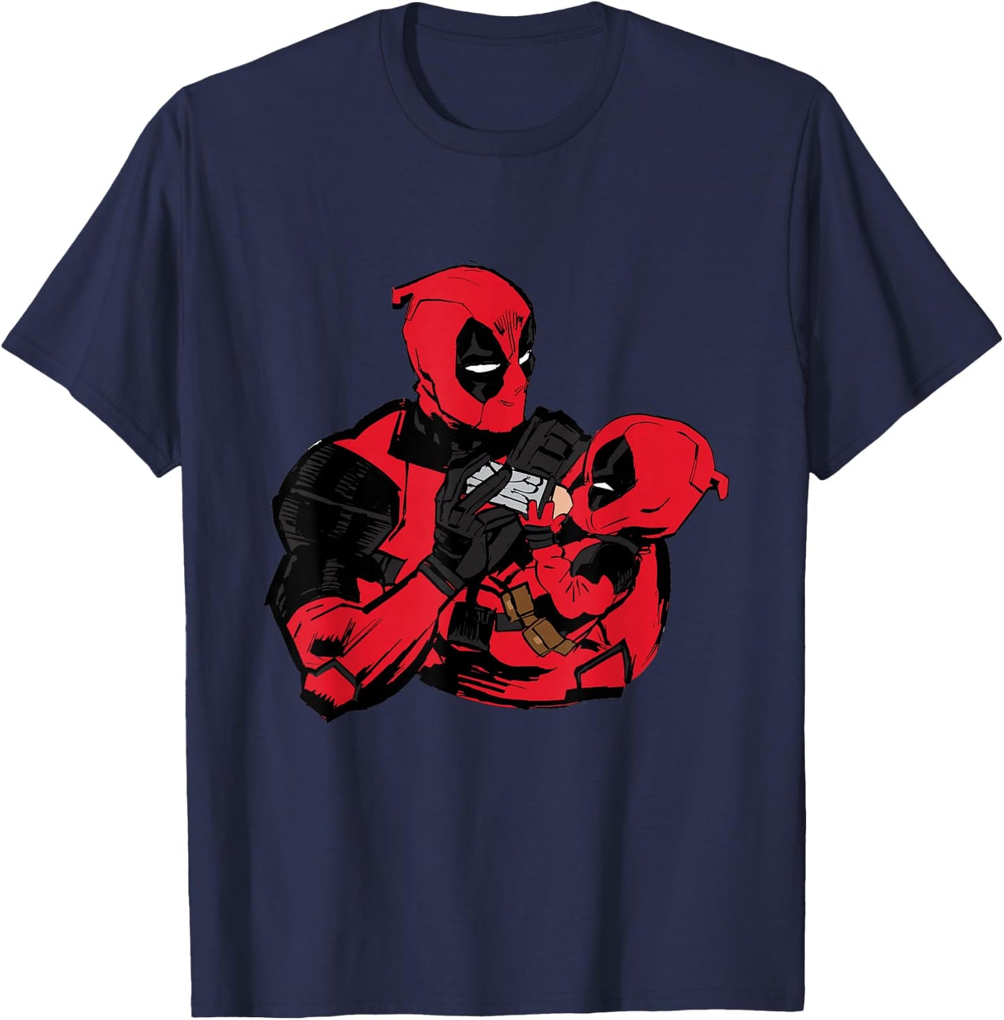 Marvel Studios Deadpool & Wolverine Deadpool and Babypool T-Shirt - T-Shirt | Navy