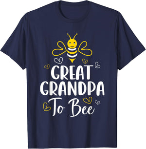 Great Grandpa to Bee Pregnancy Baby Shower Great Grandpa T-Shirt - T-Shirt | Navy