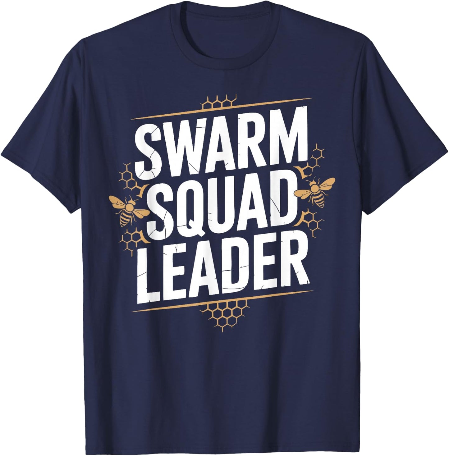 Beekeeping Bee Swarm Leader Beekeeper T-Shirt - T-Shirt | Navy