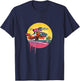 Hase & Wolf - Nu, pogodi! Hase & Wolf - Nu pogodi! Autojagd T-Shirt - T-Shirt | Navy