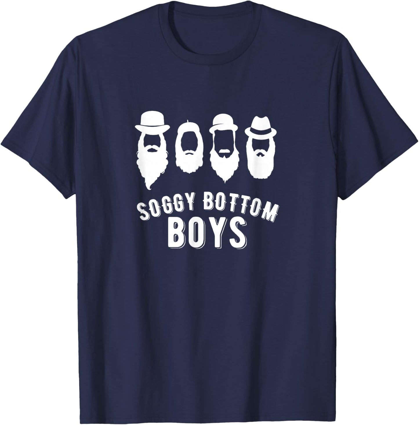 Soggy Bottom Boys Banjo Bluegrass T-Shirt - T-Shirt | Navy