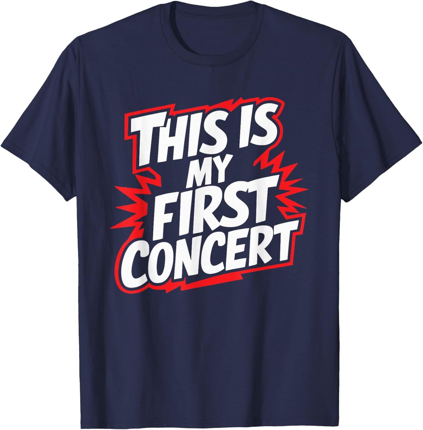 This Is My First Concert T-Shirt - T-Shirt | Navy