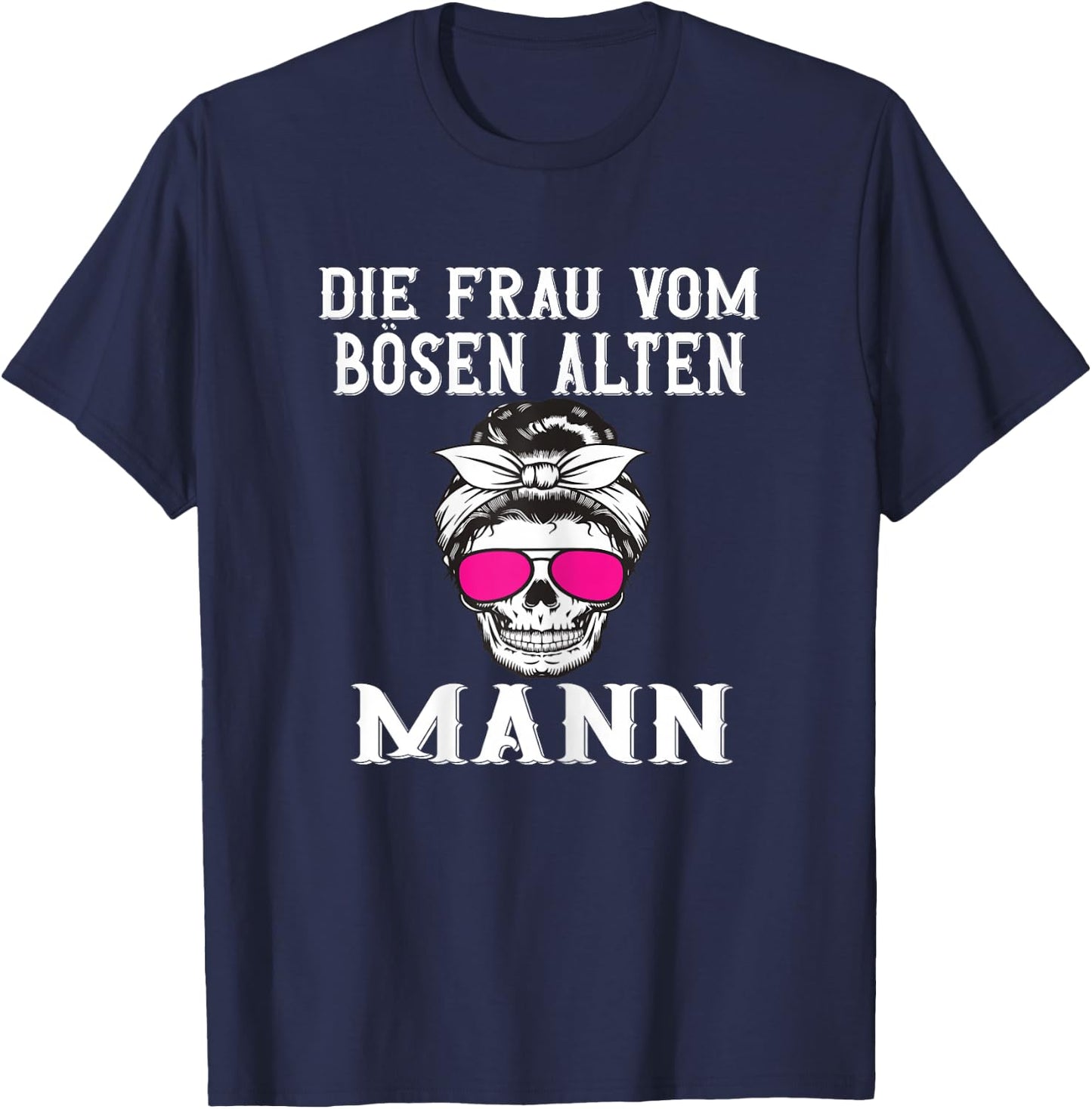 Woman from Evil Old Man Evil Old Woman Halloween Party , black T-Shirt - T-Shirt | Navy