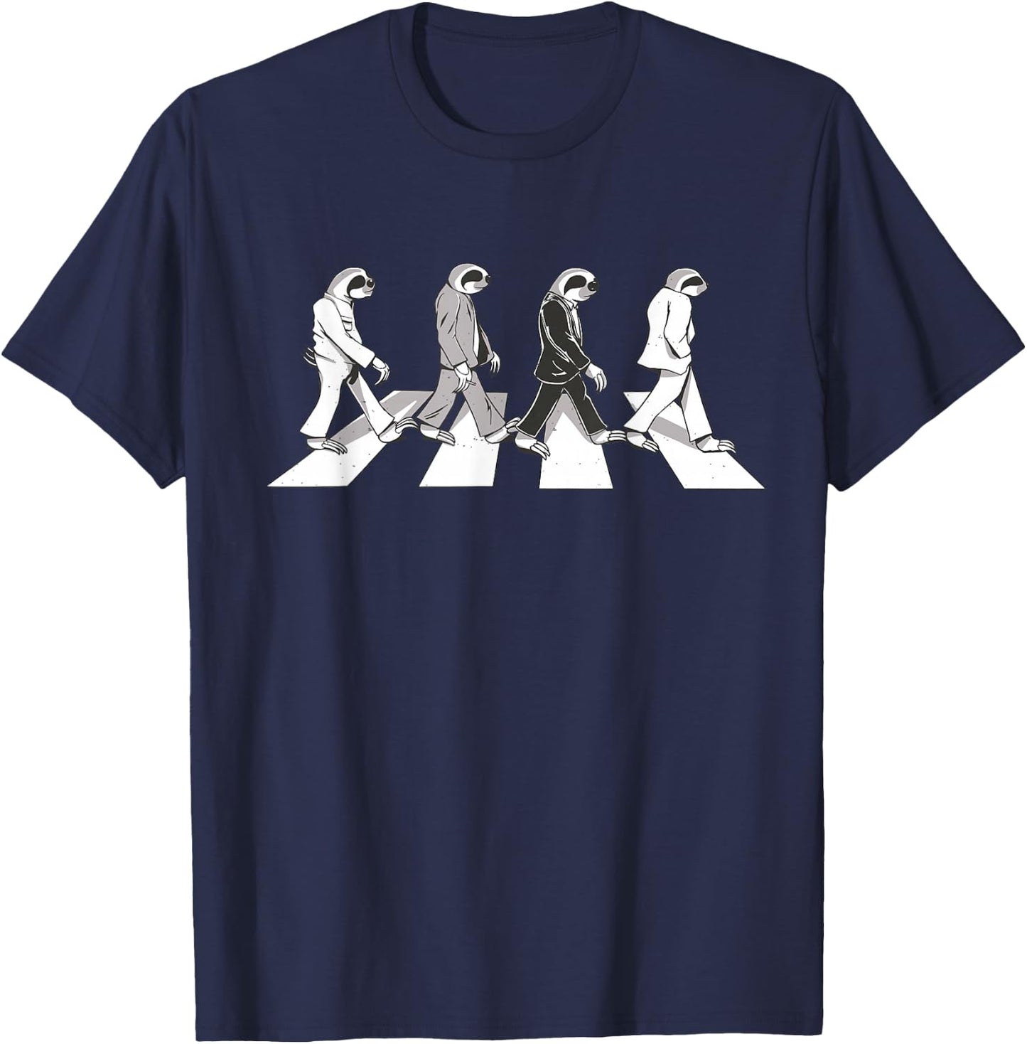 Sloths crosswalk T-Shirt - T-Shirt | Navy