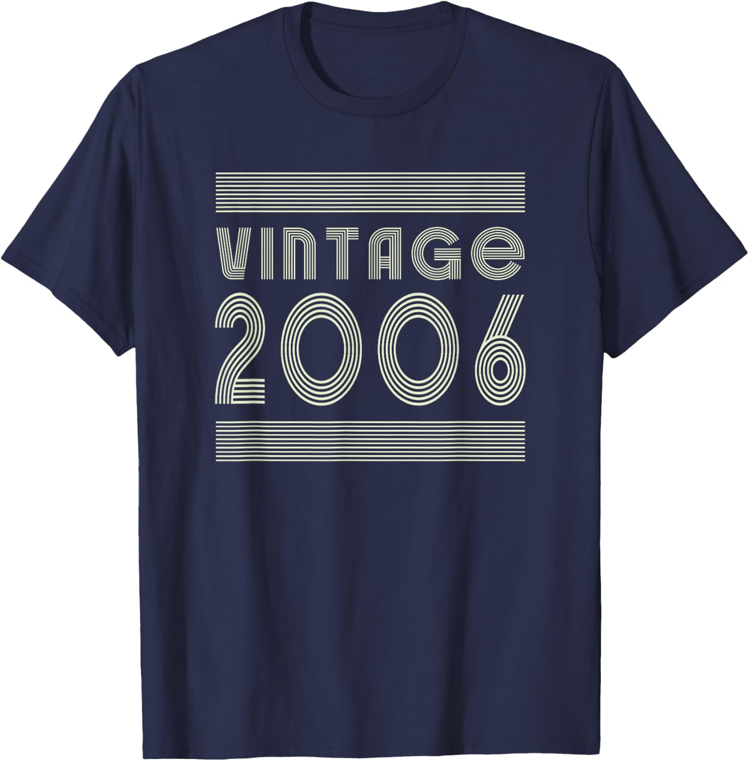 Vintage 2006 T Shirts Retro Funny 2006 Birthday T-Shirt - T-Shirt | Navy