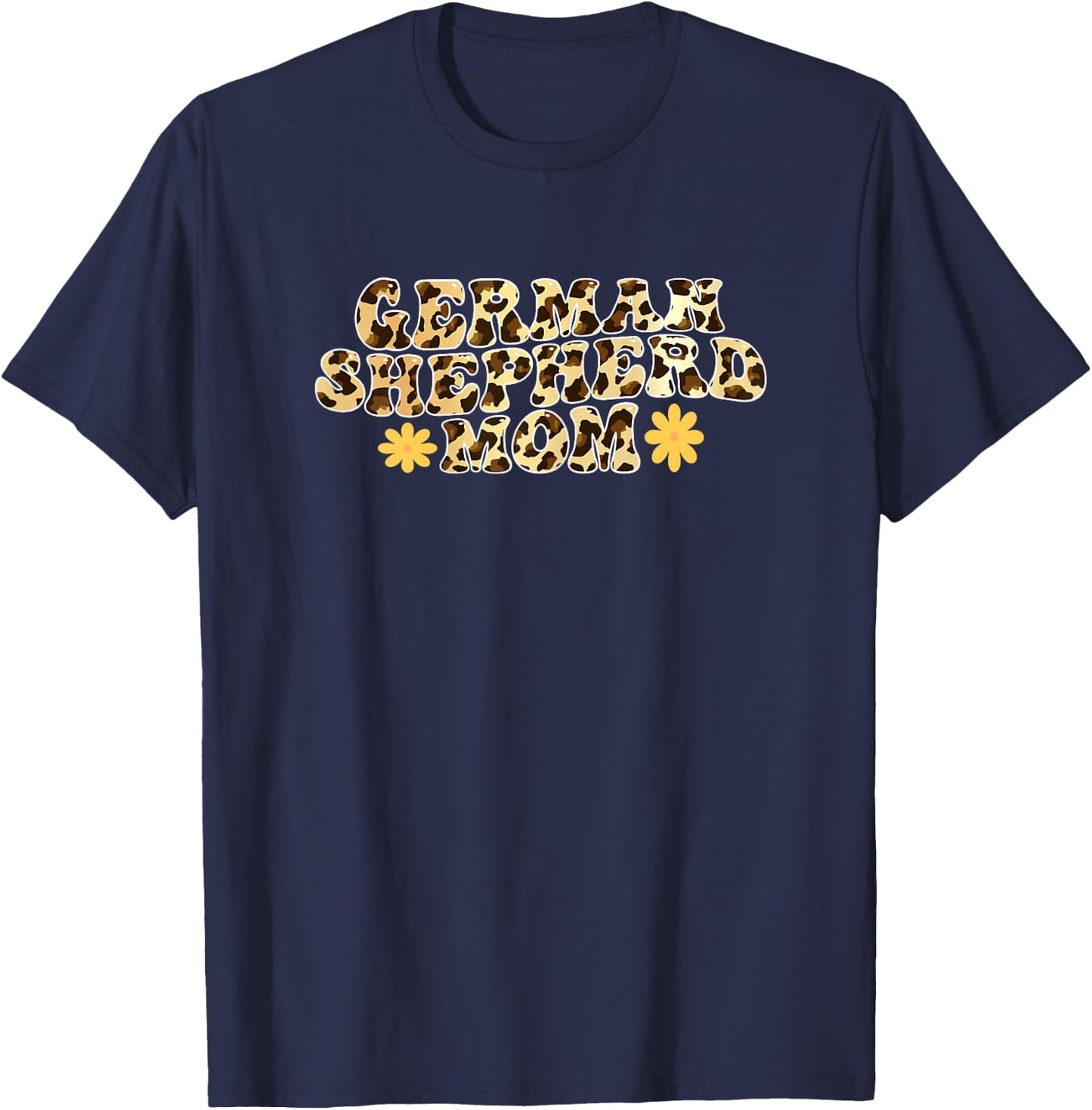 German Shepherd Mom German Shepherd T-Shirt - T-Shirt | Navy