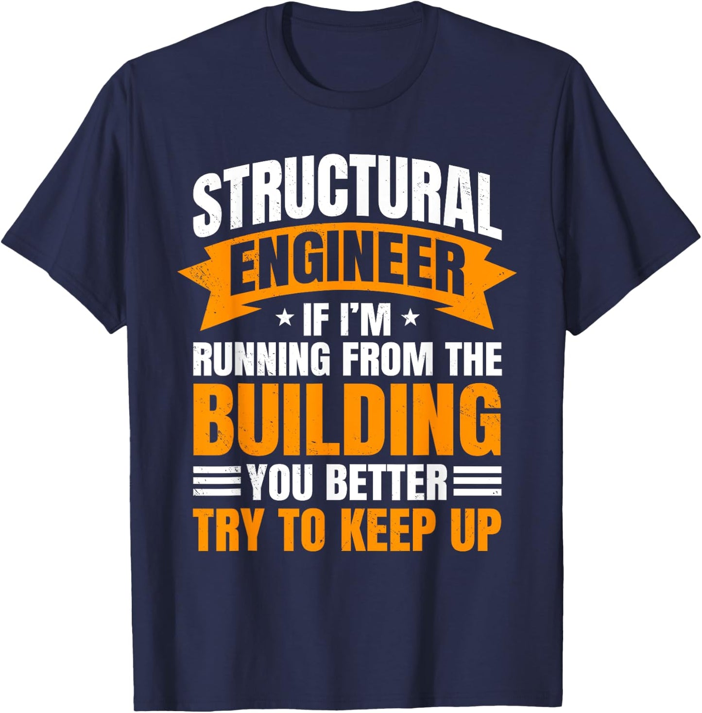 Structural Engineer Professional Civil Building Engineering T-Shirt - T-Shirt | Navy