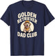 Golden Retriever Dog Dad Club Dog Breed Dad T-Shirt - T-Shirt | Navy